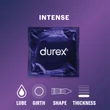 Durex Intense - bordázott és pontozott óvszer (10db) -