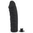You2Toys - Silicone Strap-On - felcsatolható dildó (fekete)