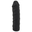 You2Toys - Silicone Strap-On - felcsatolható dildó (fekete)