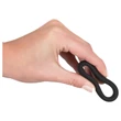 Black Velvets - vastagfalú péniszgyűrű (3,8cm) - fekete