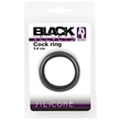 Black Velvets - vastagfalú péniszgyűrű (3,8cm) - fekete