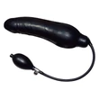 You2Toys - latex pumpálható análtágító - fekete (nagy)