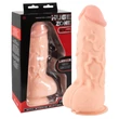 Huge Zone - tapadótalpas, herés GIGA dildó (25cm) - natúr