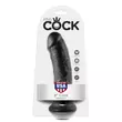King Cock 8 dildó (20 cm) - fekete