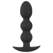 Black Velvets Heavy - 145g-os gömbös anál plug (fekete)
