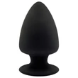 Silexd M - alakítható anál plug - 11cm (fekete)