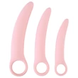 SMILE - Vaginal Trainers - dildó szett - rózsaszín (3 részes)