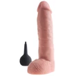 King Cock 11 - élethű spriccelő dildó (28cm) - natúr