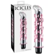 Icicles No. 19 - gyöngyös, üveg G-pont vibrátor (áttetsző-pink)