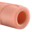 X-TENSION Mega 1 - élethű péniszköpeny (17,7cm) - natúr