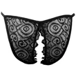 HOOKUP Peek-a-boo - akkus, vibrációs bugyi szett (fekete)
