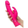 Happyrabbit Dual Density - akkus, vízálló, csiklókaros vibrátor (pink)