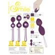 SMILE 4-Piece Exercise gésagolyó szett (lila)