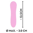 Cuties Mini - akkus, vízálló, spirál vibrátor (pink)