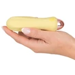 Cuties Mini - akkus, vízálló, hullámos vibrátor (sárga)