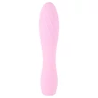 Cuties Mini 3 - akkus, vízálló, bordázott vibrátor (pink)