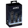 Anos Trainig Kit - anál plug szett (3 részes) - fekete