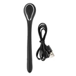 Penis Plug Dilator - akkus, vibrációs dilátor (1,1cm) - fekete