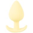 Cuties Mini Butt Plug - szilikon anál dildó - sárga (3,1cm)