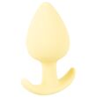 Cuties Mini Butt Plug - szilikon anál dildó - sárga (3,1cm)