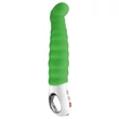 Fun Factory G5 - akkus, vízálló bordázott G-pont vibrátor (zöld)