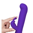 Vibe Couture Rabbit Gesture - Nyuszis, bólogató vibrátor (lila)