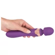 Javida Double - masszírozó vibrátor (lila)