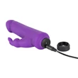 You2Toys - Power Vibe Rabby - akkus csiklókaros vibrátor (sötétlila)