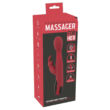 Massager - akkus, lökő-forgó, melegítős G-pont vibrátor (piros)