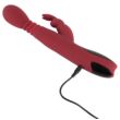 Massager - akkus, lökő-forgó, melegítős G-pont vibrátor (piros)