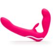 Happyrabbit Strapless - tartópánt nélküli felcsatolható vibrátor (pink)