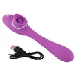 You2Toys 2 Function Vibe - akkus 2in1 vibrátor (lila)