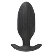 XOUXOU E-stim Butt Plug - Elektro análdildó (fekete)