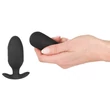 XOUXOU E-stim Butt Plug - Elektro análdildó (fekete)