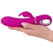 XOUXOU - akkus, csiklókaros, bordás vibrátor (pink)