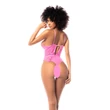 Mapalé - virágmintás csipke body (pink)