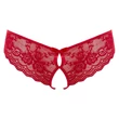 Cottelli - masnis nyitott női francia bugyi (piros)
