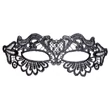Cottelli - díszes, hímzett csipke maszk (fekete)