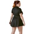 Cottelli Plus Size - szexi rendőrnő ruha jelmez (fekete)