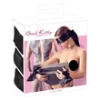 Bad Kitty - szatén kötöző szett (fekete) - 5 részes