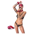 Bad Kitty - bondage szett - 7 részes (piros)