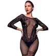 A szürke ötven árnyalata - pikáns csipkés overál (fekete)