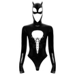 Black Velvets - hosszúujjú Batwoman body (fekete)
