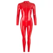 LATEX - hosszúujjú női overál (piros)