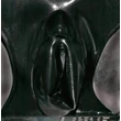 LATEX - női bugyi hüvelyóvszerrel (fekete)
