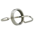 DeepRing – gyűrűs, fém dilátor - 9cm (ezüst)
