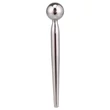 FukR - fém, gömbös dilátor - 8cm (ezüst)