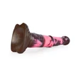 Bad Horse - szilikon ló pénisz dildó - 24cm (barna-pink)