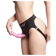 Strap-on-me Curvy S - hullámos, tapadókorongos dildó (pink)