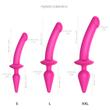 Strap-on-me Swith Semi-Realistic S - 2in1 szilikon dildó (pink)
